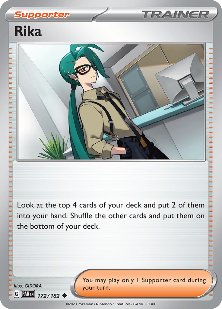 Rika (172/182) [Scarlet & Violet: Paradox Rift] | Good Games Adelaide SA