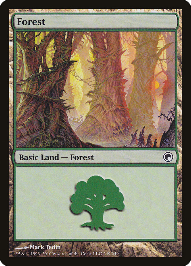 Forest (249) [Scars of Mirrodin] | Good Games Adelaide SA