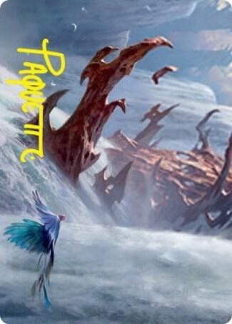 Island Art Card Gold Stamped Signature 49 (Art Series: Strixhaven)  | Good Games Adelaide SA