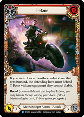 T-Bone (Red) [EVR073] (Everfest)  1st Edition Rainbow Foil | Good Games Adelaide SA