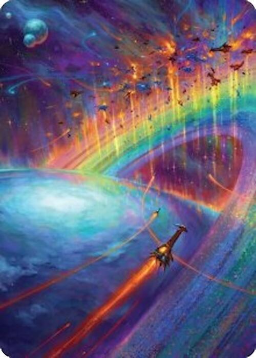 Cascading Cataracts Art Card 43 54 43 (Art Series: Edge of Eternities)  | Good Games Adelaide SA