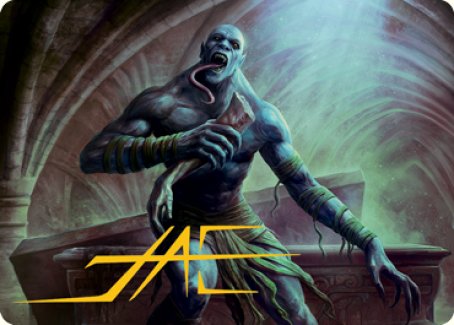 Ghoul Art Card (Gold-Stamped Signature) [Dungeons & Dragons: Adventures in the Forgotten Realms Art Series] | Good Games Adelaide SA