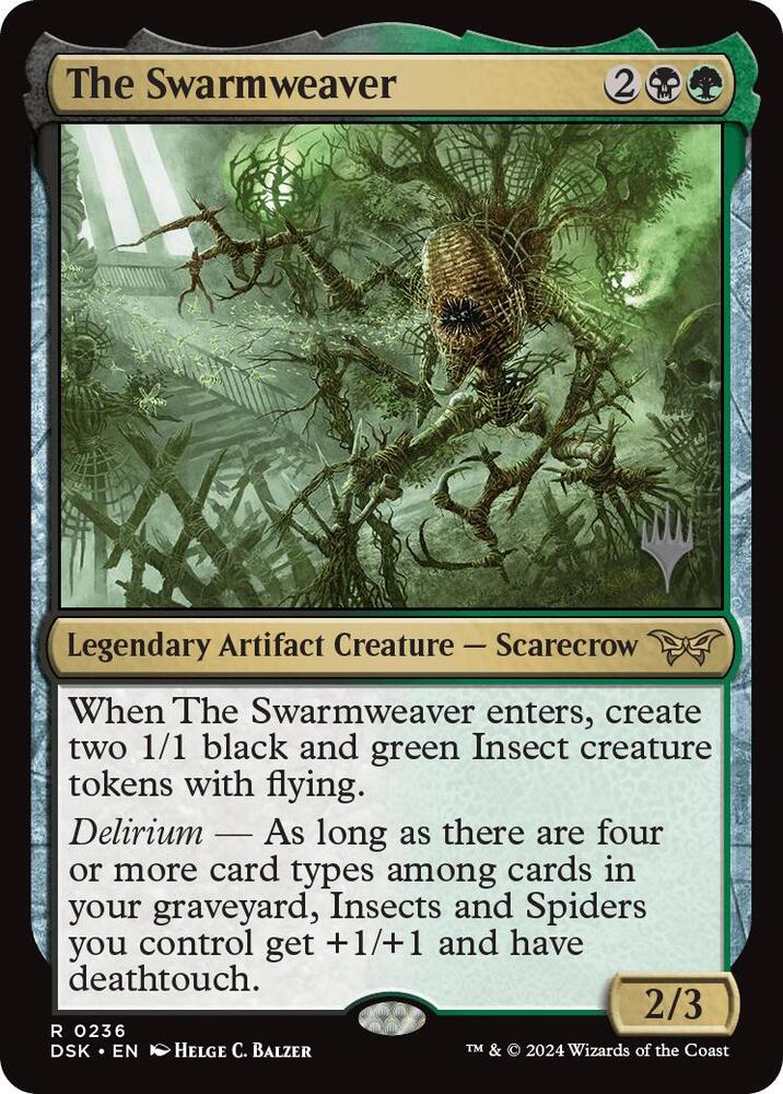 The Swarmweaver 0236 236 (Promo Pack: Duskmourn: House of Horror)  | Good Games Adelaide SA