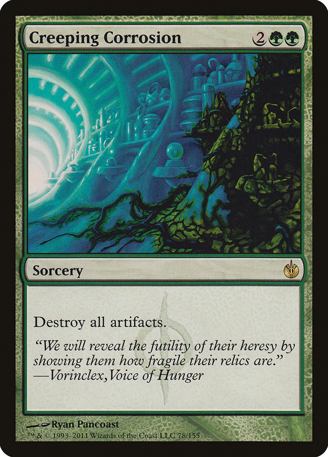 Creeping Corrosion 78 (Mirrodin Besieged)  | Good Games Adelaide SA