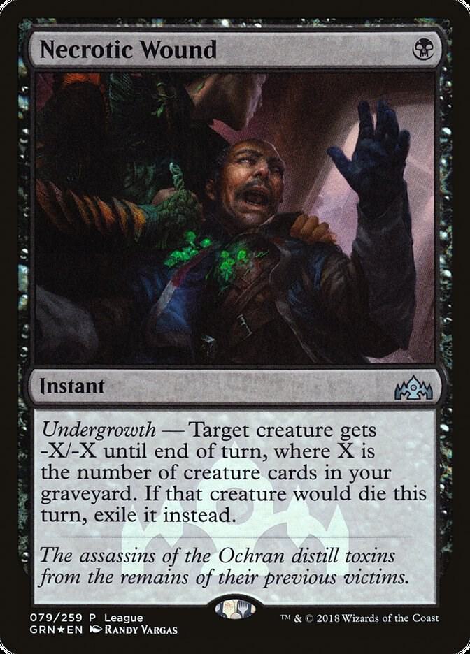 Necrotic Wound 79 (League Promos)  - Foil | Good Games Adelaide SA
