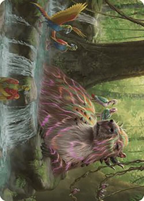 Basking Capybara Art Card 22 (Art Series: The Lost Caverns of Ixalan)  | Good Games Adelaide SA