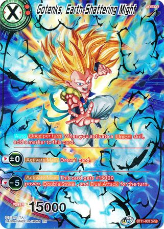Gotenks, Earth-Shattering Might (SPR) [BT11-003] | Good Games Adelaide SA