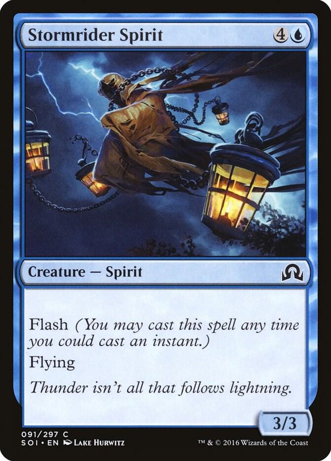 Stormrider Spirit 91 (Shadows over Innistrad)  - Foil | Good Games Adelaide SA