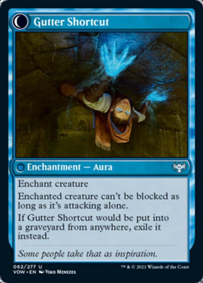 Gutter Skulker // Gutter Shortcut [Innistrad: Crimson Vow] | Good Games Adelaide SA