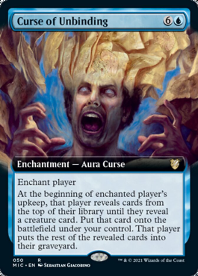 Curse of Unbinding (Extended) [Innistrad: Midnight Hunt Commander] | Good Games Adelaide SA