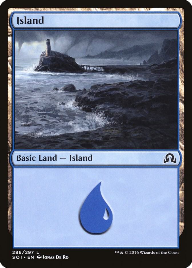 Island 286 (Shadows over Innistrad)  - Foil | Good Games Adelaide SA