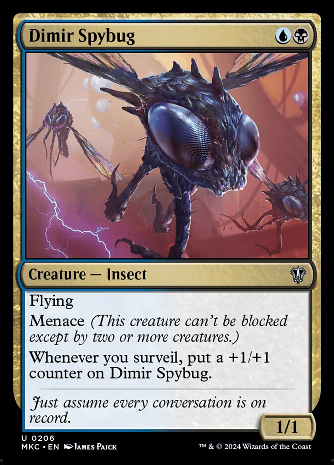 Dimir Spybug 206 (Commander: Murders at Karlov Manor)  | Good Games Adelaide SA