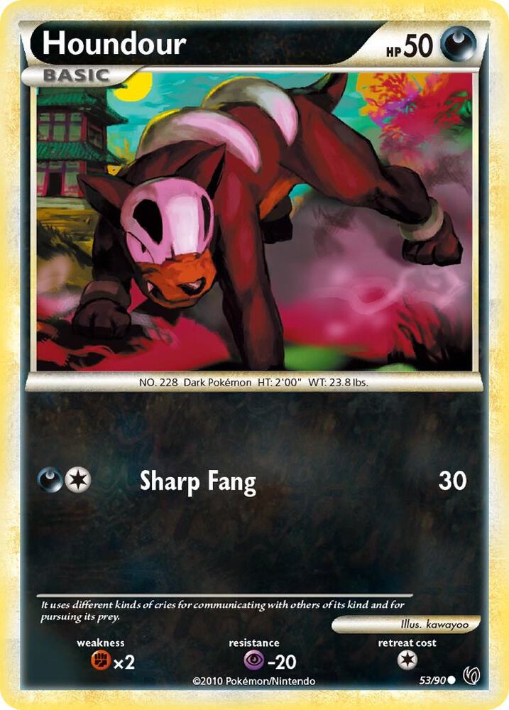 Houndour 53/90 (Undaunted)  - Reverse Holofoil | Good Games Adelaide SA