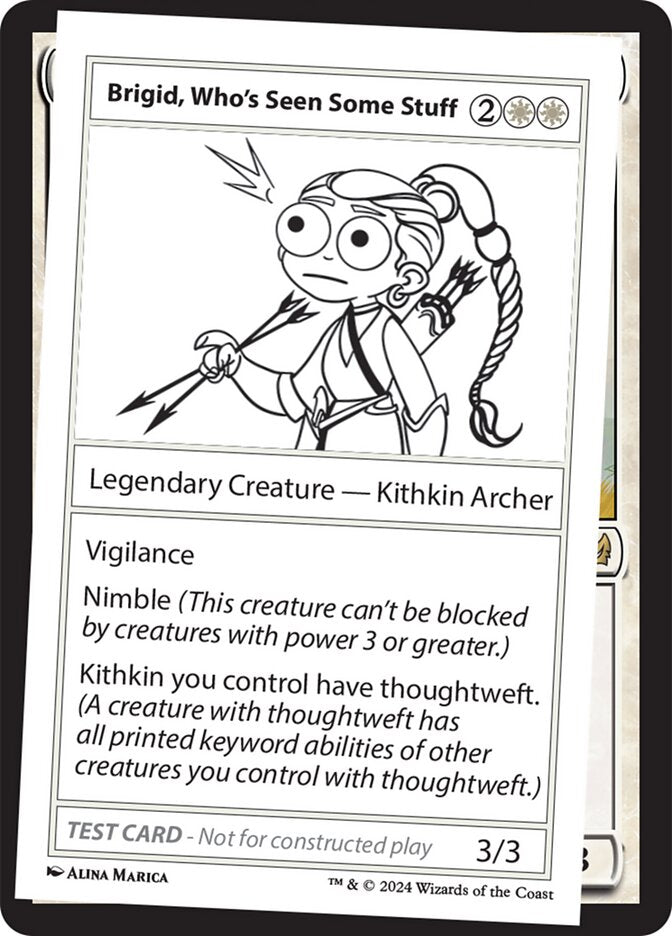 Brigid, Who's Seen Some Stuff  (Mystery Booster 2 Playtest Cards)  | Good Games Adelaide SA