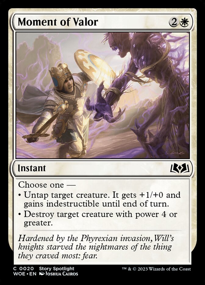 Moment of Valor 20 (Wilds of Eldraine)  - Foil | Good Games Adelaide SA