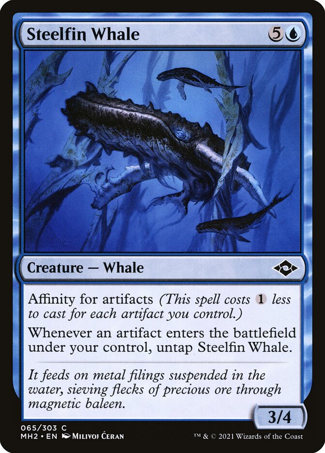 Steelfin Whale 65 (Modern Horizons 2)  - Foil | Good Games Adelaide SA