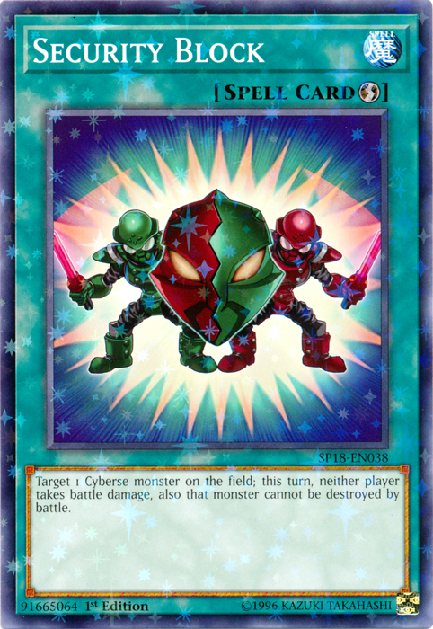 Security Block [SP18-EN038] Starfoil Rare | Good Games Adelaide SA