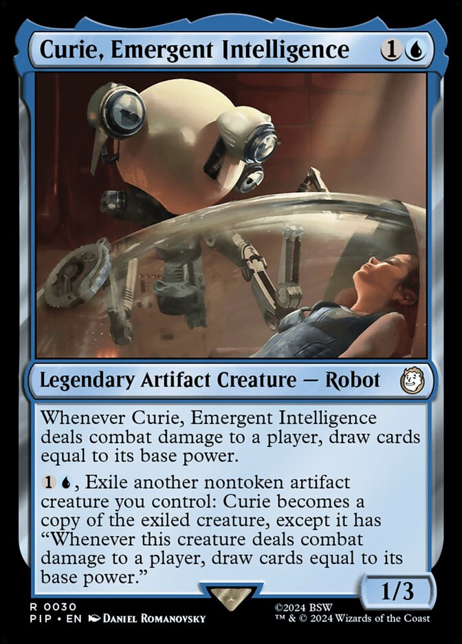 Curie Emergent Intelligence 30 (Universes Beyond: Fallout)  - Foil | Good Games Adelaide SA