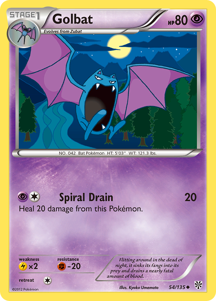 Golbat (54/135) [Black & White: Plasma Storm] | Good Games Adelaide SA