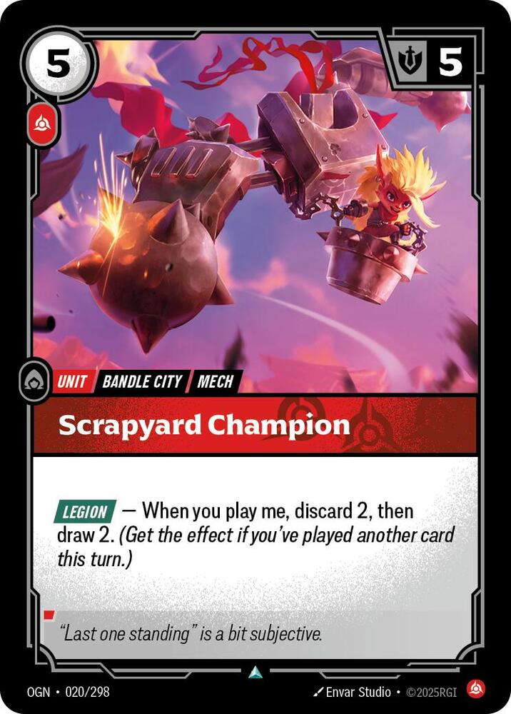 Scrapyard Champion 020/298 (Origins)  | Good Games Adelaide SA