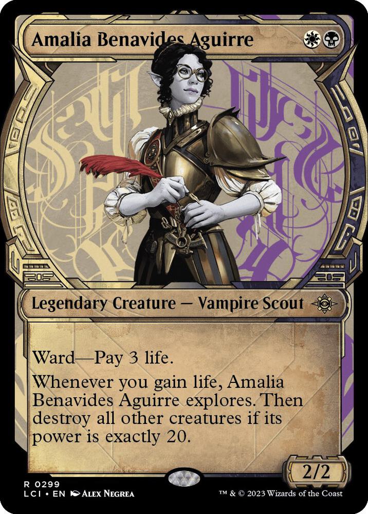 Amalia, Benavides Aguirre 299/291 (The Lost Caverns of Ixalan)  - Showcase Foil | Good Games Adelaide SA