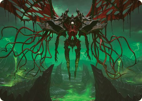 Archfiend of the Dross Art Card [Phyrexia: All Will Be One Art Series] | Good Games Adelaide SA