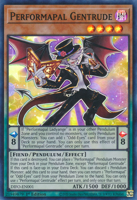 Performapal Gentrude [DIFO-EN001] Super Rare | Good Games Adelaide SA