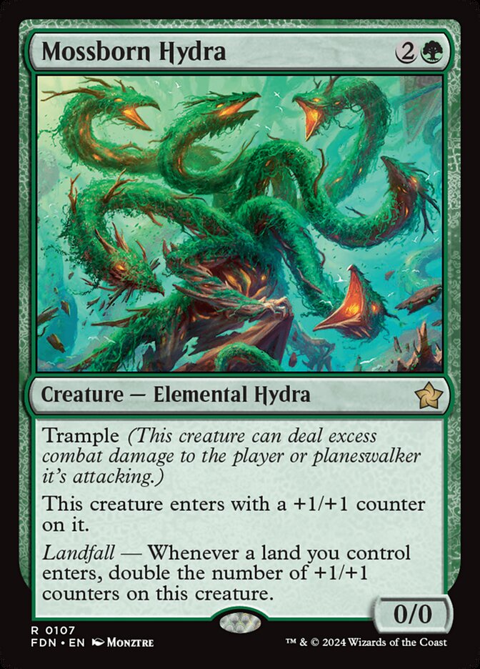 Mossborn Hydra 107 (Foundations)  | Good Games Adelaide SA