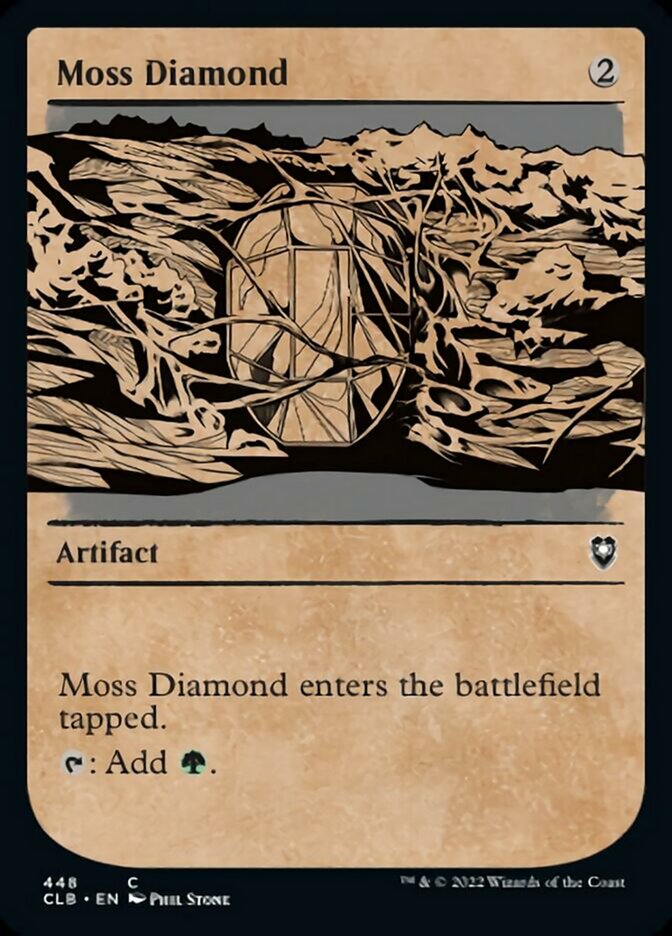 Moss Diamond (Showcase) [Commander Legends: Battle for Baldur's Gate] | Good Games Adelaide SA