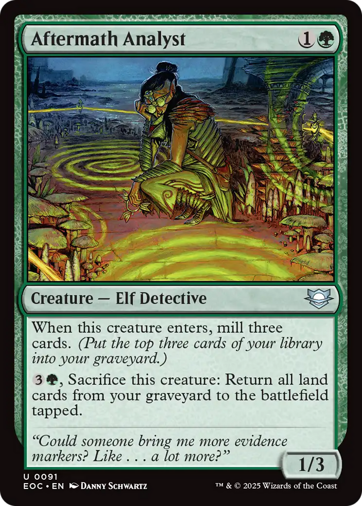 Aftermath Analyst [Edge of Eternities Commander] | Good Games Adelaide SA