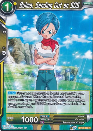 Bulma, Sending Out an SOS [BT12-097] | Good Games Adelaide SA