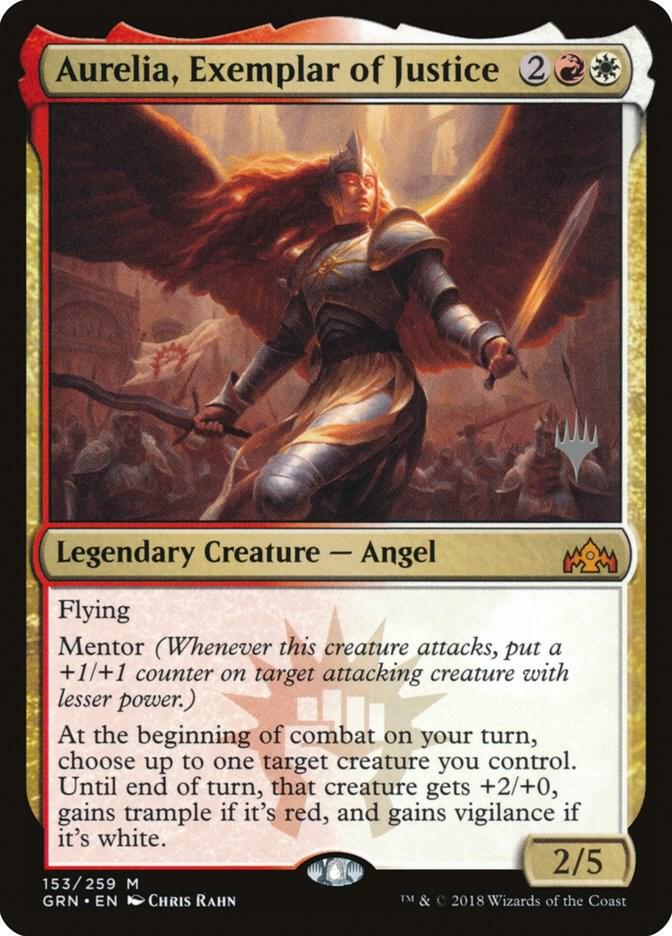 Aurelia Exemplar of Justice 153 (Promo Pack: Core Set 2020)  - Foil | Good Games Adelaide SA