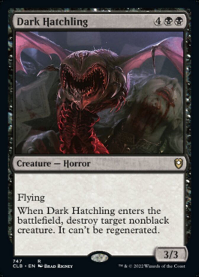 Dark Hatchling [Commander Legends: Battle for Baldur's Gate] | Good Games Adelaide SA