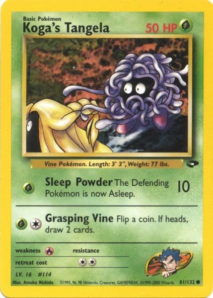 Koga's Tangela (81/132) [Gym Challenge Unlimited] | Good Games Adelaide SA