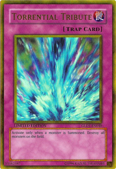 Torrential Tribute [GLD1-EN040] Gold Rare | Good Games Adelaide SA