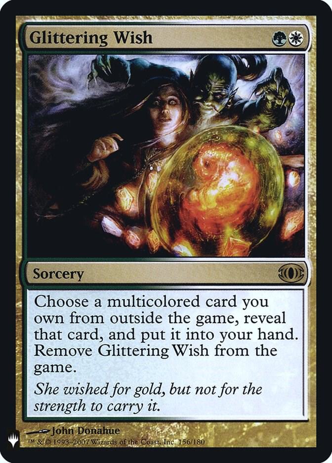 Glittering Wish 156 (The List Reprints)  - Foil | Good Games Adelaide SA