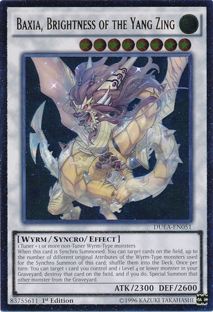 Baxia, Brightness of the Yang Zing (UTR) [DUEA-EN051] Ultimate Rare | Good Games Adelaide SA