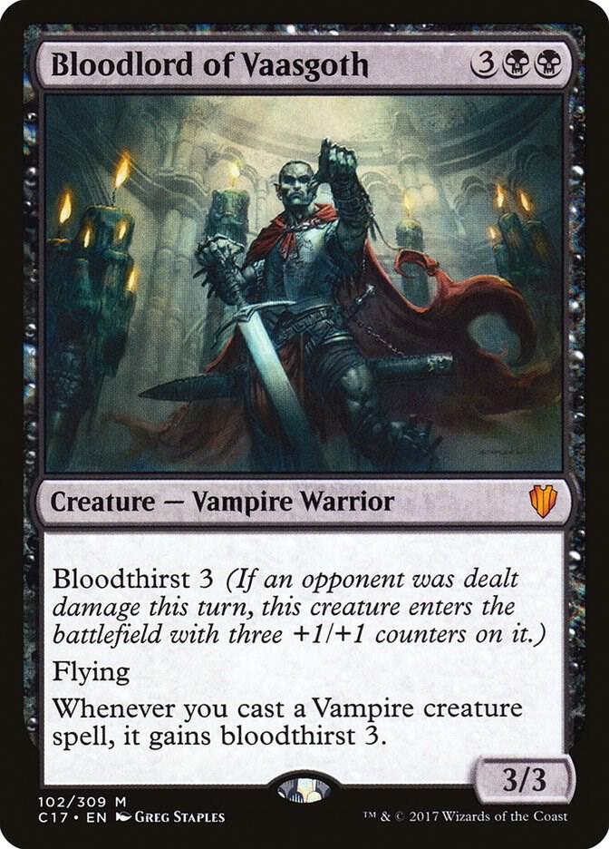 Bloodlord of Vaasgoth 102 (Commander 2017)  | Good Games Adelaide SA