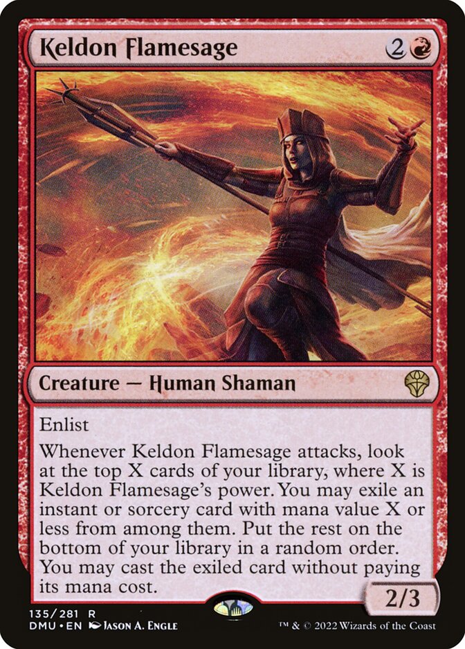 Keldon Flamesage 135 (Dominaria United)  | Good Games Adelaide SA