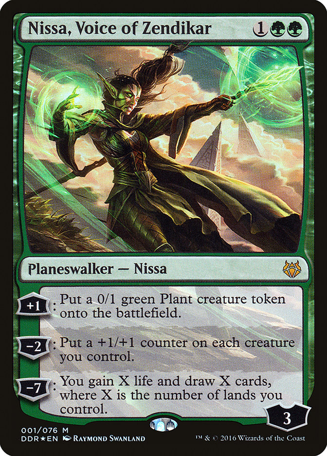 Nissa Voice of Zendikar 1 (Duel Decks: Nissa vs. Ob Nixilis)  - Foil | Good Games Adelaide SA