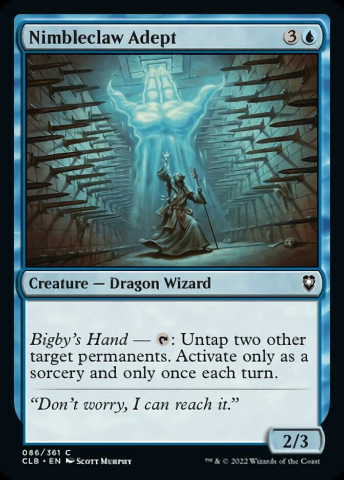 Nimbleclaw Adept [Commander Legends: Battle for Baldur's Gate] | Good Games Adelaide SA