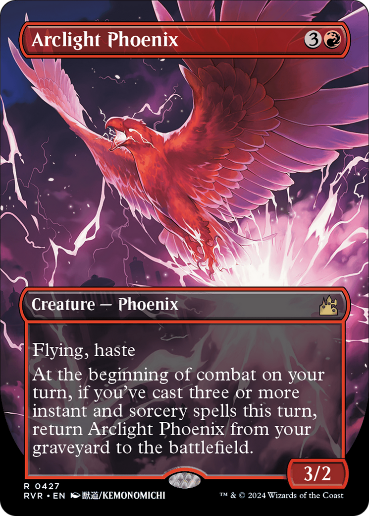 Arclight Phoenix (Anime Borderless) [Ravnica Remastered] | Good Games Adelaide SA