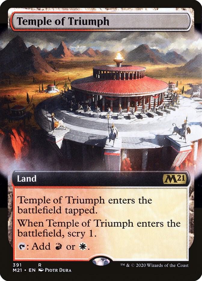 Temple of Triumph 391 (Core Set 2021)  | Good Games Adelaide SA