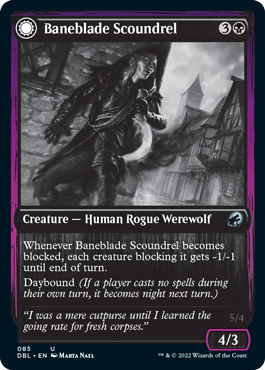 Baneblade Scoundrel // Baneclaw Marauder [Innistrad: Double Feature] | Good Games Adelaide SA