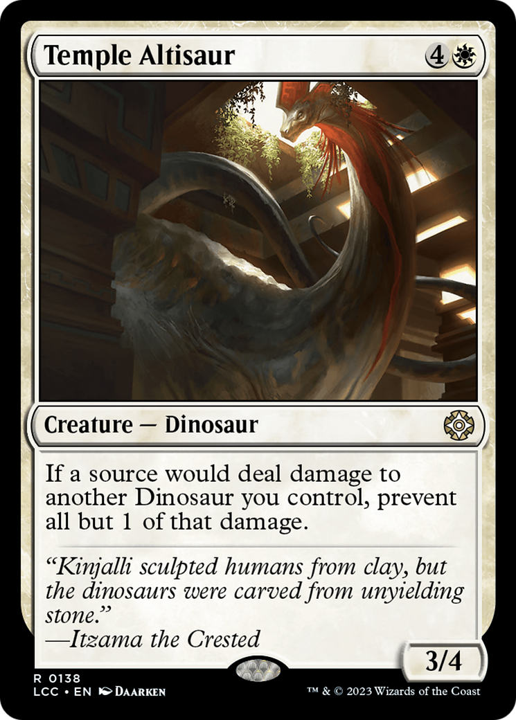 Temple Altisaur [The Lost Caverns of Ixalan Commander] | Good Games Adelaide SA