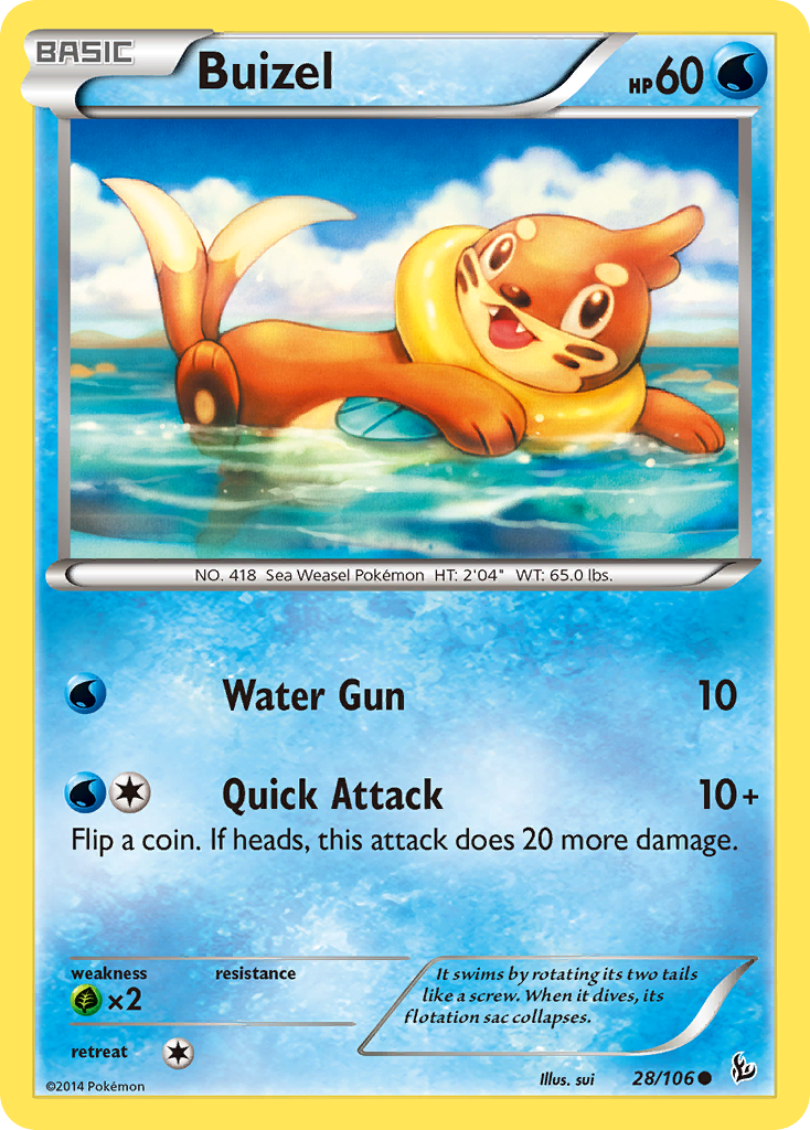 Buizel (28/106) [XY: Flashfire] | Good Games Adelaide SA