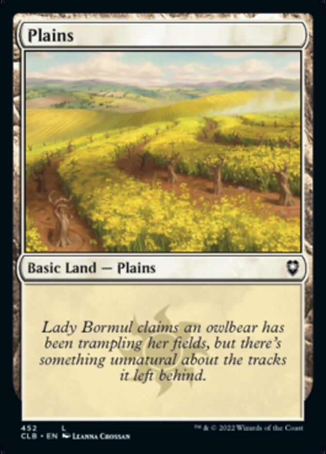 Plains (452) [Commander Legends: Battle for Baldur's Gate] | Good Games Adelaide SA