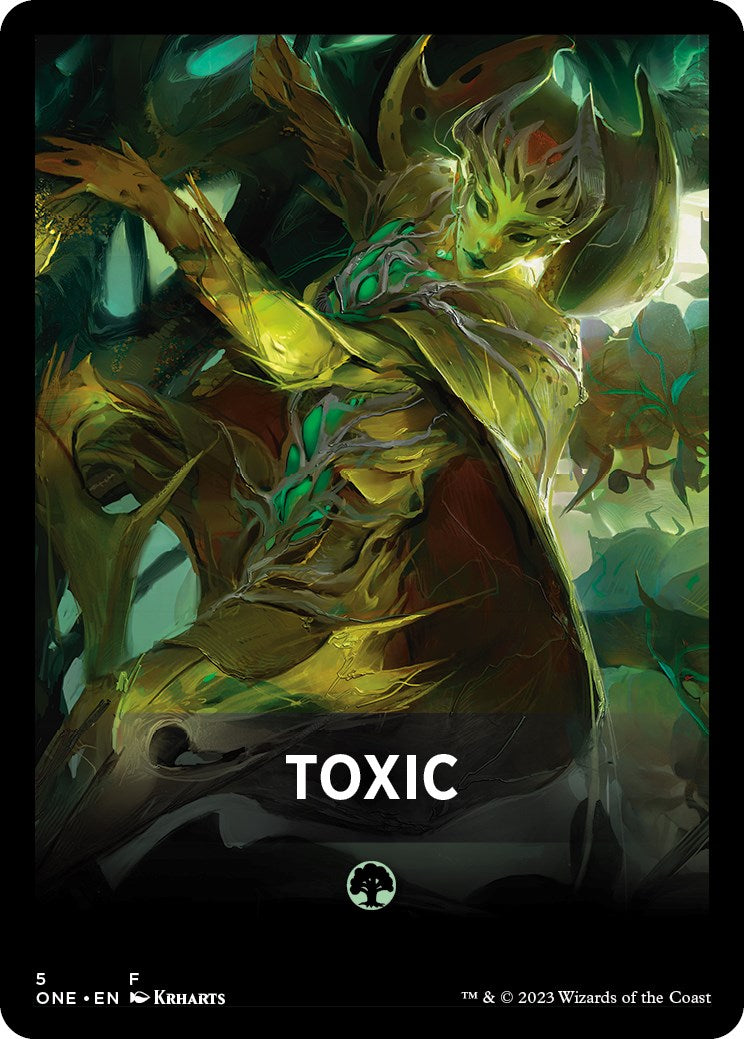 Toxic Theme Card [Phyrexia: All Will Be One Tokens] | Good Games Adelaide SA