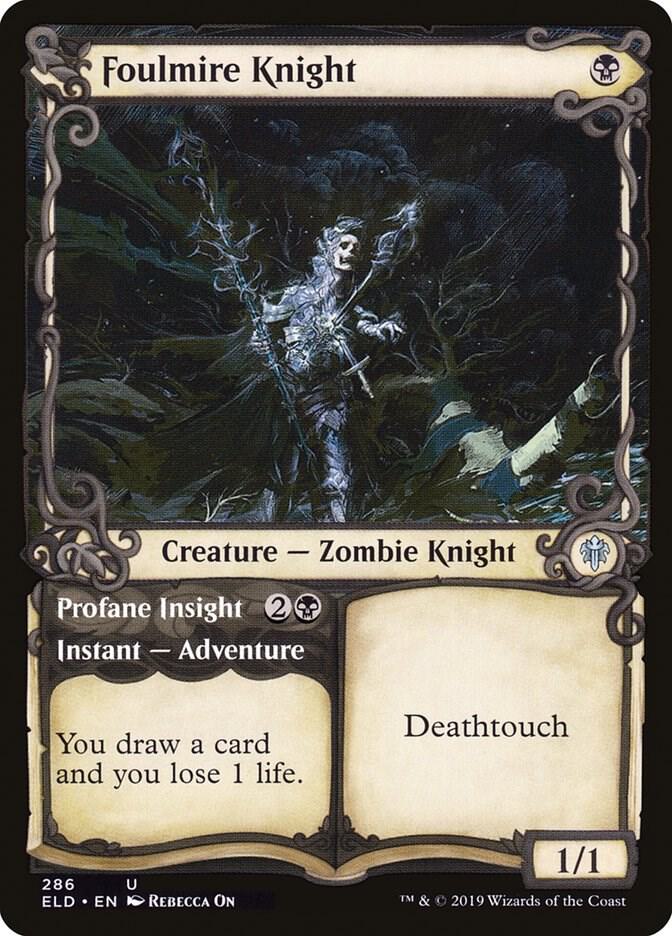 Foulmire Knight // Profane Insight 286 (Throne of Eldraine)  | Good Games Adelaide SA
