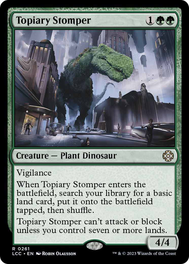 Topiary Stomper [The Lost Caverns of Ixalan Commander] | Good Games Adelaide SA